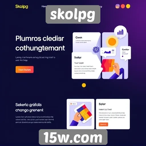 Análise do design gráfico do site Skolpg